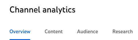YouTube Creative Studio: Overview of data analysis capabilities