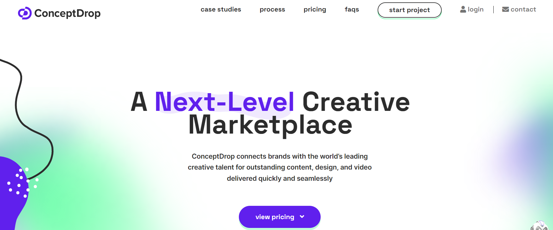 ConceptDrop AI service for hiring designers