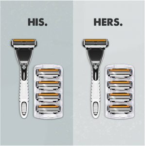 An example of a neutral razor ad