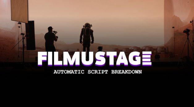 Filmustage allows users to create stories and structure them